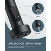 FORIOUS Black Kitchen Faucet with Soap Dispenser, Single Handle Stainless