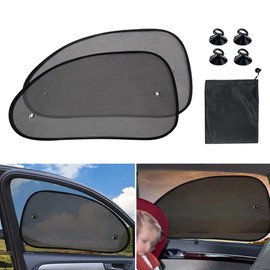 VARGTR 2 Pack Car Window Shade,Universal Car Sun Shades Cling Sunshades Keep Your Vehicle Cool,Car Styling Accessories Sun Shade Cover Visor for Car Windows Sun Glare and UV Rays