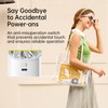 JISULIFE Handheld Portable Fan, Stronger and Longer-Lasting: 5 Speed, 5000mAh