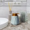 Luxflowing Ceramic Foaming Hand Soap Dispenser with Pump, Featuring Artistic