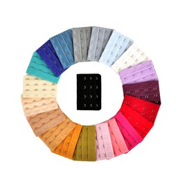 20Pcs Bra Extender Band Back Strap 4-Hook 3 Rows