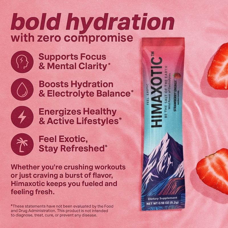 HIMAXOTIC Hydrate - Razzleberry - Watermelon - Sugar Free -
