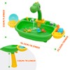 Pretend Wash-up Kitchen Sink Play Set,Kitchen Sink Toys with Tableware