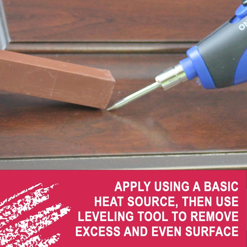 Mohawk Quick Fill Putty Burn-in Stick Wood Filler, Deep Brown