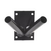 Aqbau Flag Holder 2 Compartments Flag Pole Holder Flag Wall