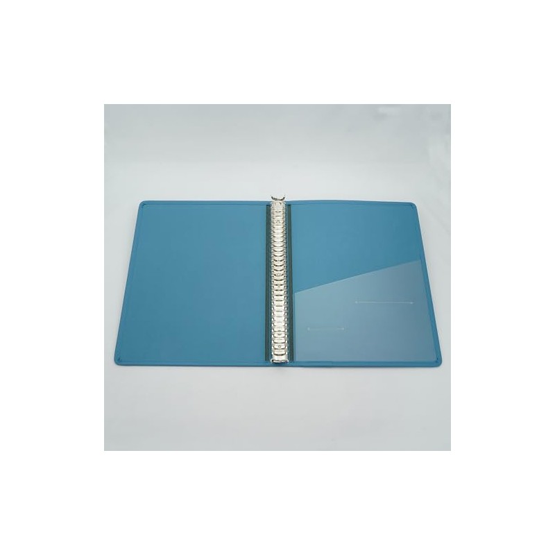 As One Carte Book 0-5760-05 X Shape/30 Holes, Blue, Back