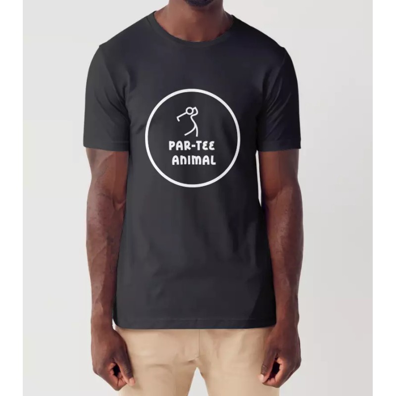 Gildan Unisex Black Golf Poly blend TShirt