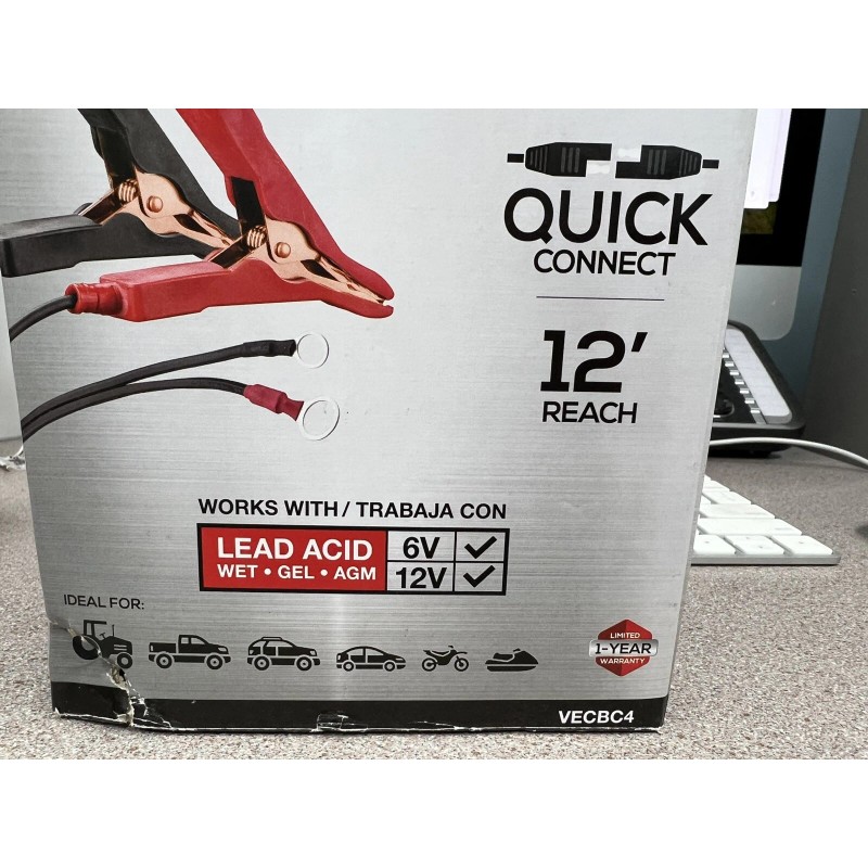 VECTOR VECBC4 4 Amp Battery Charger/Mainta