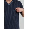 Götzburg Men's Short Pyjamas, 100% Natural Cotton - navy Not