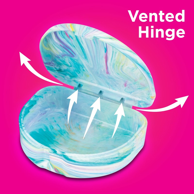 Practicon Marble Retainer Cases, Orthodontic Aligner Case, Mouth Guard Holder