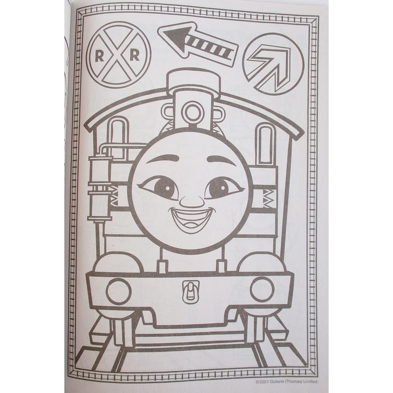 Thomas Coloring and Activity Book with Friends Stand-Up Character on