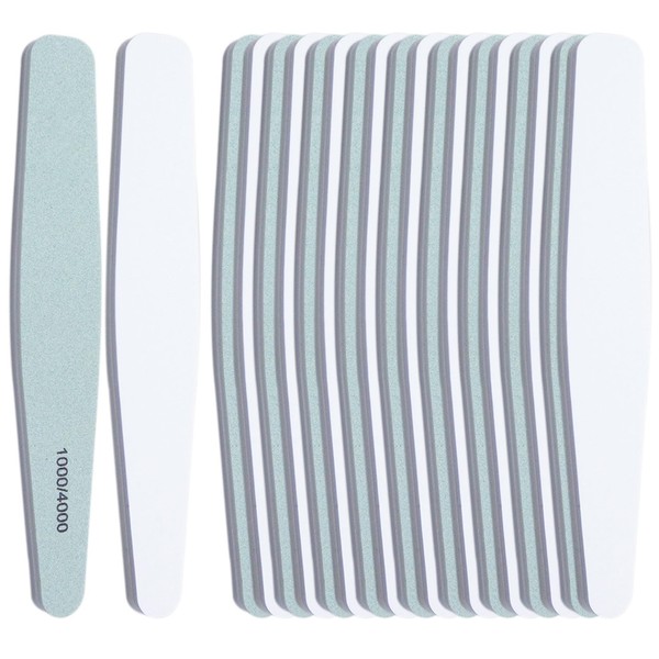 1000/4000 Grit Nail Buffing Block, Professional Nail Buffer, Fingernail Files