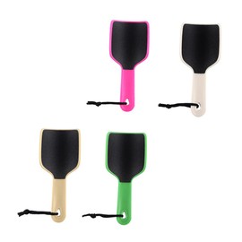 Ipetboom U-Shaped Foot Callus Remover 4pcs Handheld Foot Exfoliating File Dual-Sided Pedicure Tool for Dead Skin Removal