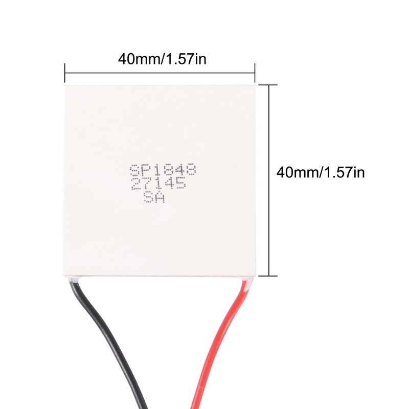 UMLIFE 6PCS SP1848-27145 Peltier TEG Module Heatsink Semiconductor Thermoelectric Generator