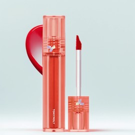 Tony Moly Perfect Lips Shocking Lips, N02 Tomato Shocking, 1 piece / 토니모리 퍼펙트 립스 쇼킹립, N02 토마토 쇼킹, 1개