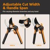 PrunePro Pruning Shears Gardening Scissors Set Professional Hand Pruner Sharp