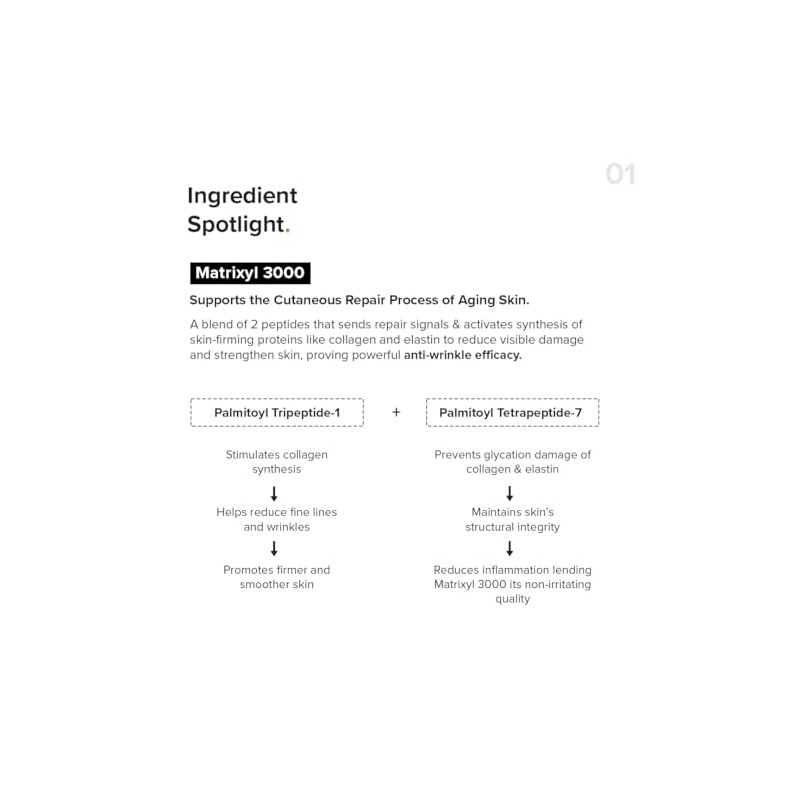 Minimalist Multi Peptide Night Face Serum for Ageless Younger Skin,