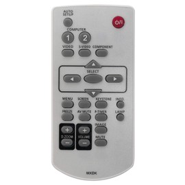MXDK Replaced Remote fit for Panasonic LCD Projectors PT-TW231R PT-TW230 PT-LX26H PT-LX30H PT-LW25H