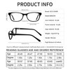 OCCI CHIARI Blue Light Magnifying Reading Glasses for Women 1.25
