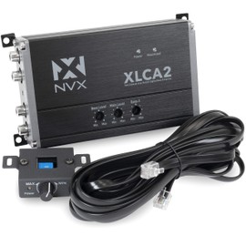 NVX XLCA2 X-Series 2-Channel Line Out Converter Digital Bass Enhancer with xBOOST and Remote Level Control