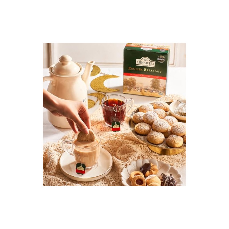 Ahmad Tea Black Tea, English Breakfast Teabags, 100 ct -