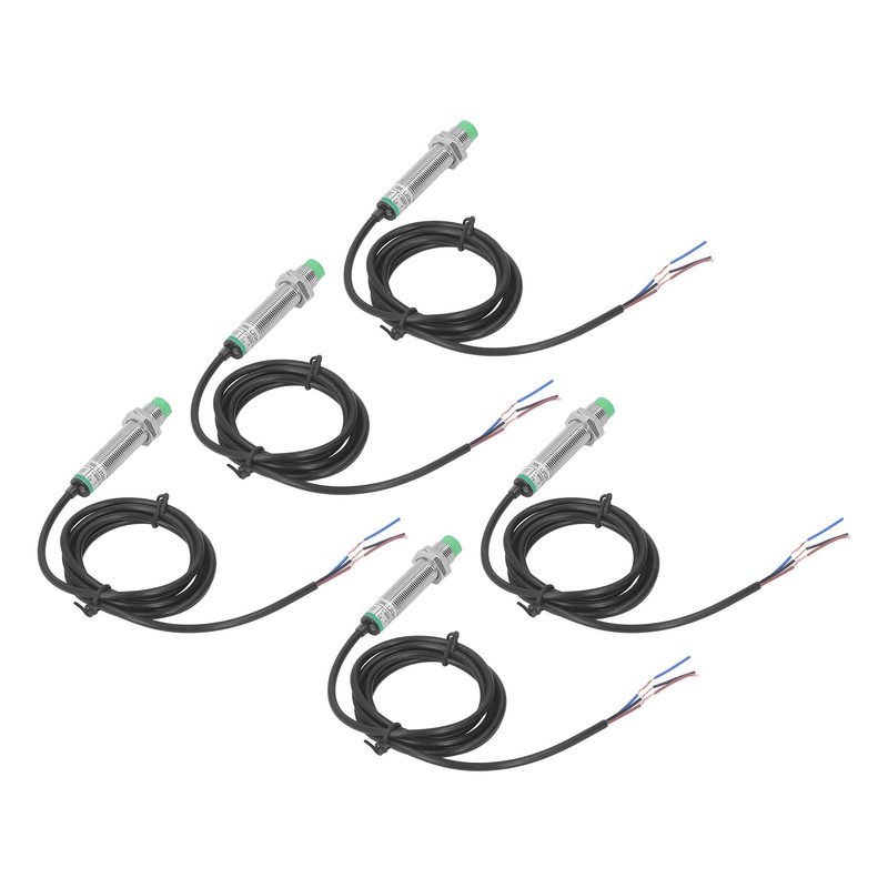 5PCS Inductive Proximity Sensor Non Contact Proximity Switch M12 NPN
