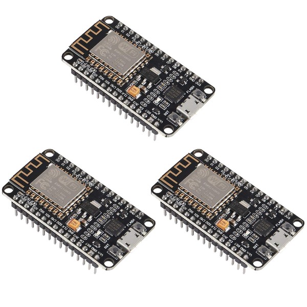 Atnsinc 3Pcs ESP8266 NodeMcu LUA CP2102 ESP-12E WiFi Development Board