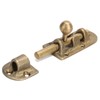DriKou Brass Door Latch, Slide Door Bolts, Heavy Duty Gate