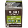 Allegro Coffee, Coffee Breakfast Blend Pods Organic 10 Count, 3.8