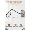 Cinati Cowboy Hat Rack for Wall, 4 Pack Cowboy Hat