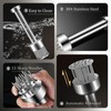 Stainless Steel Meat Tenderizer with Needle Blades, Dishwasher Safe Kitchen