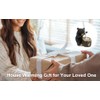 BGBWBFBR Whimsical Black Bear Toilet Brush Holder Set - Unique