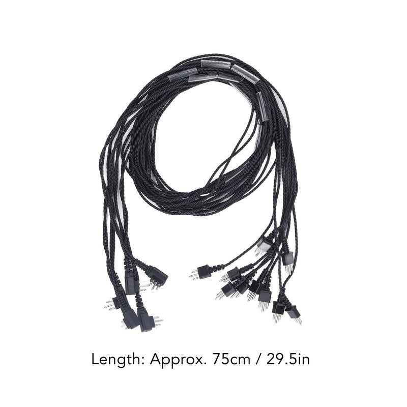 5pcs Sound Aid Adapter Cable Recevier Cable Hearing Device Accessories
