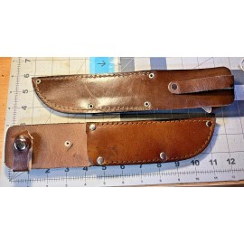 Owltown Knives LEATHER SHEATH ONLY FOR PAL RH-36, REMINGTON, OTHER hunting Knife COLOR CHOICE