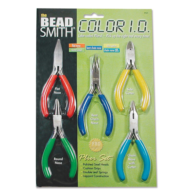 The Beadsmith Color-ID Pliers – Color Coded Set – 5