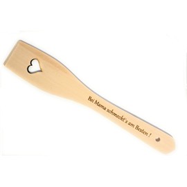 Cooking Spoon / Spatula - Bei Mama schmeckts am Besten - Wood, Wooden Gifts, Birthday, Easter, Christmas