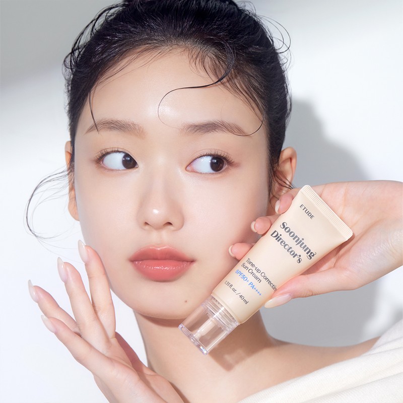 Etude [에뛰드]순정 디렉터 선크림 (톤업 수정/수분/무기자차) [Etude] Pure Director Sunscreen