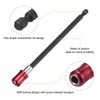 sourcing map 3pcs Magnetic Extension Chuck Adapter 6" 1/4 Inch