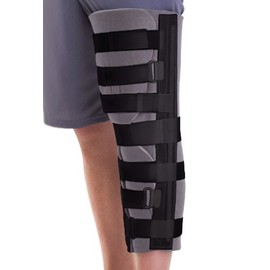 Medline ORT2420024 Cut-Away Knee Immobilizer, Universal, 24"