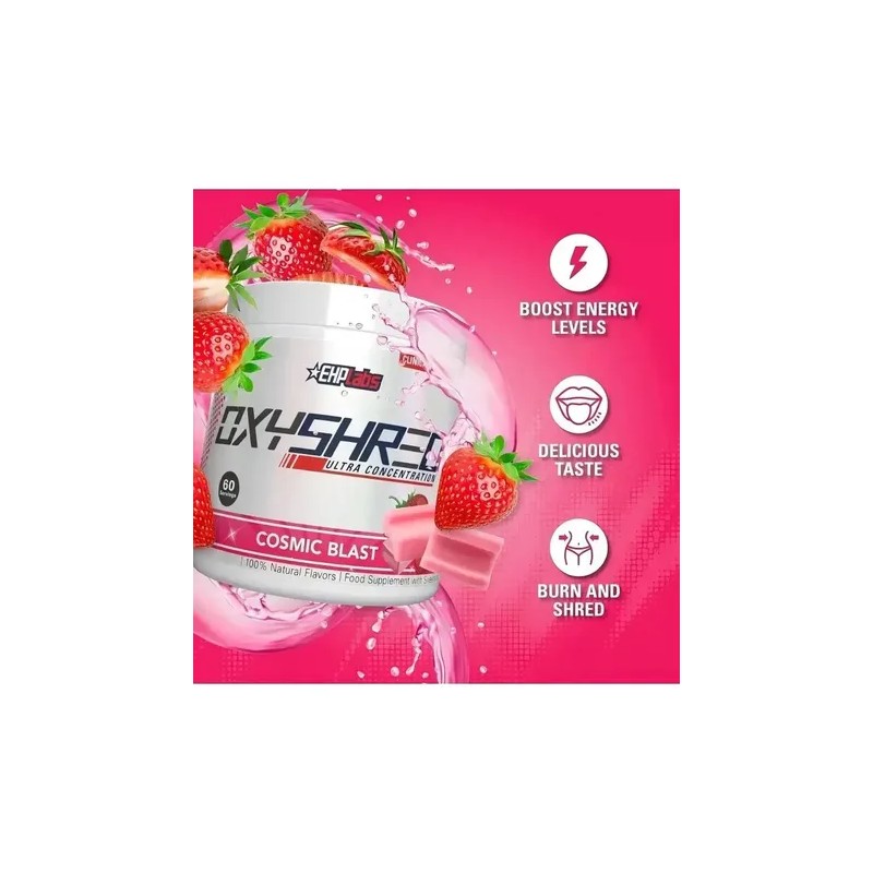 Ehp Labs Oxyshred Quemador De Grasa Termogénico 158g Fresa
