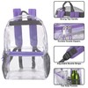Trail maker Clear Backpack With Reinforced Straps For Security &