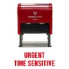 URGENT TIME SENSITIVE Self Inking Rubber Stamp (Red Ink) -