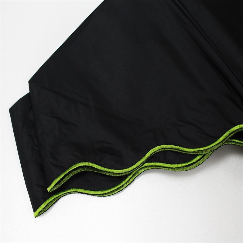 Nifty Colors 2410BK Folding Umbrella, Blackout Scala Embroidery Mini