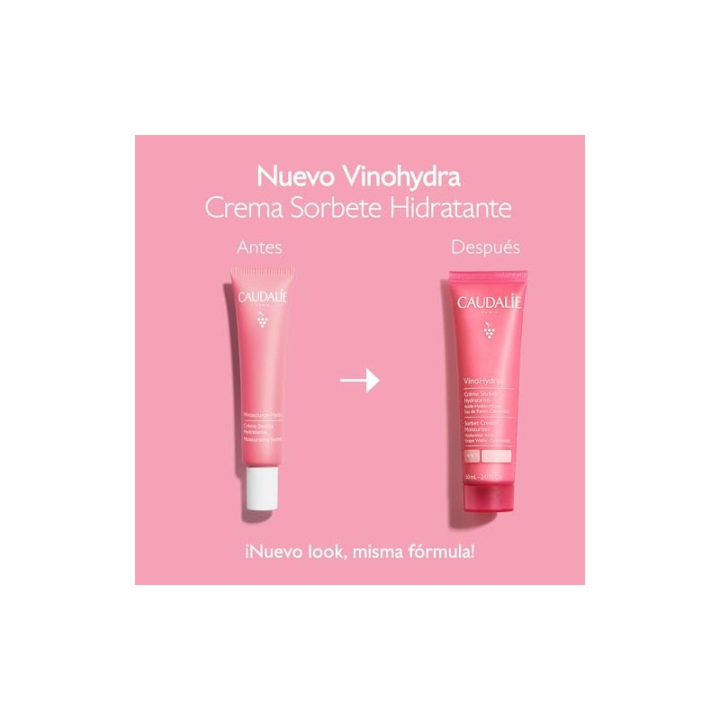 Caudalie VinoHydra Crema Sorbet Hidratante con Ácido Hialurónico - 60