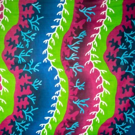 FWD African Print Fabric (90268-4) Floral 100% Cotton 44" Wide Sold By The Yard