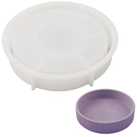 Large Silicone Bowl Mold Round Silicone Molds Big Container Storage Mold Pot Silicone Molds for Epoxy Resin Trinket Box Candle Holder Mold Big Round Storage Tray Mold Plant Pot Mold DIY Art Crafts