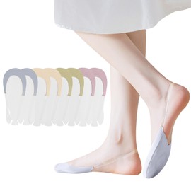 TSGarden Women's Socks, Ankle Socks, Socks for Pumps, Foot Cover, Back Strap, Socks that Won't Slip Off, Seamless, Cool Material, No Stuffy, Deodorizing, Breathable, Sweat Absorbent, Quick Drying