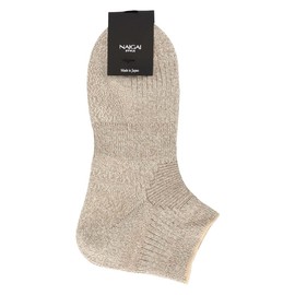[NAIGAI Style] Standard 02352115 90° Socks, Made in Japan, Men, Heel, Arch Support, Short Length, Present, Gift, 21. beige