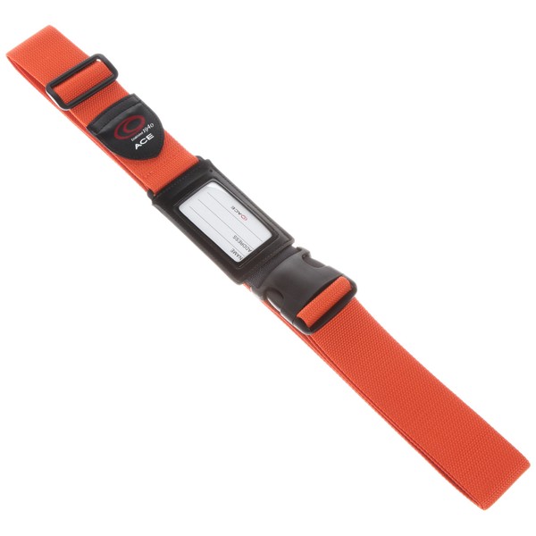 Tabitomo Suitcase Belt, 76.8 inches (195 cm), Item Number: 32150, 76.8 inches (195 cm), 0.4 lbs (0.2 kg), orange