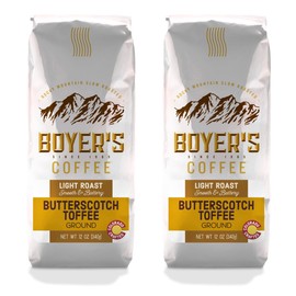 Butterscotch Toffee Flavored Coffee, Ground, 2-Pack (1.5lb)